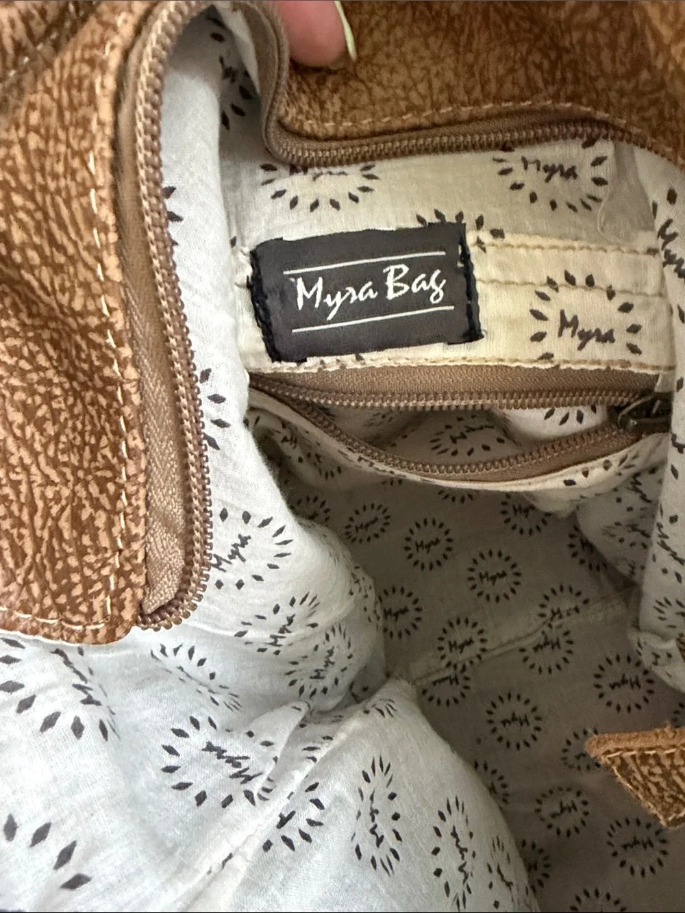 Myra Bag Cocoa Leather & Hair On Tote Bag